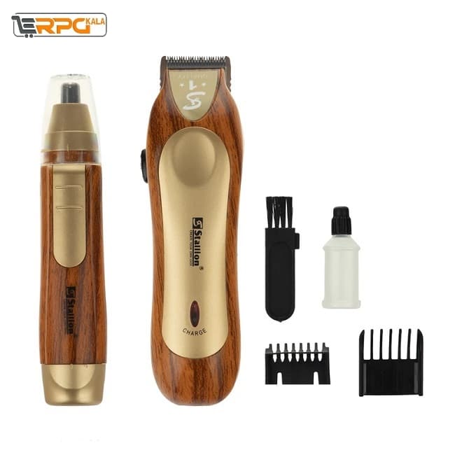 ماشین اصلاح موی صورت استالیون مدل HT-2103 به همراه موزن گوش و بینی — تصویر ۷