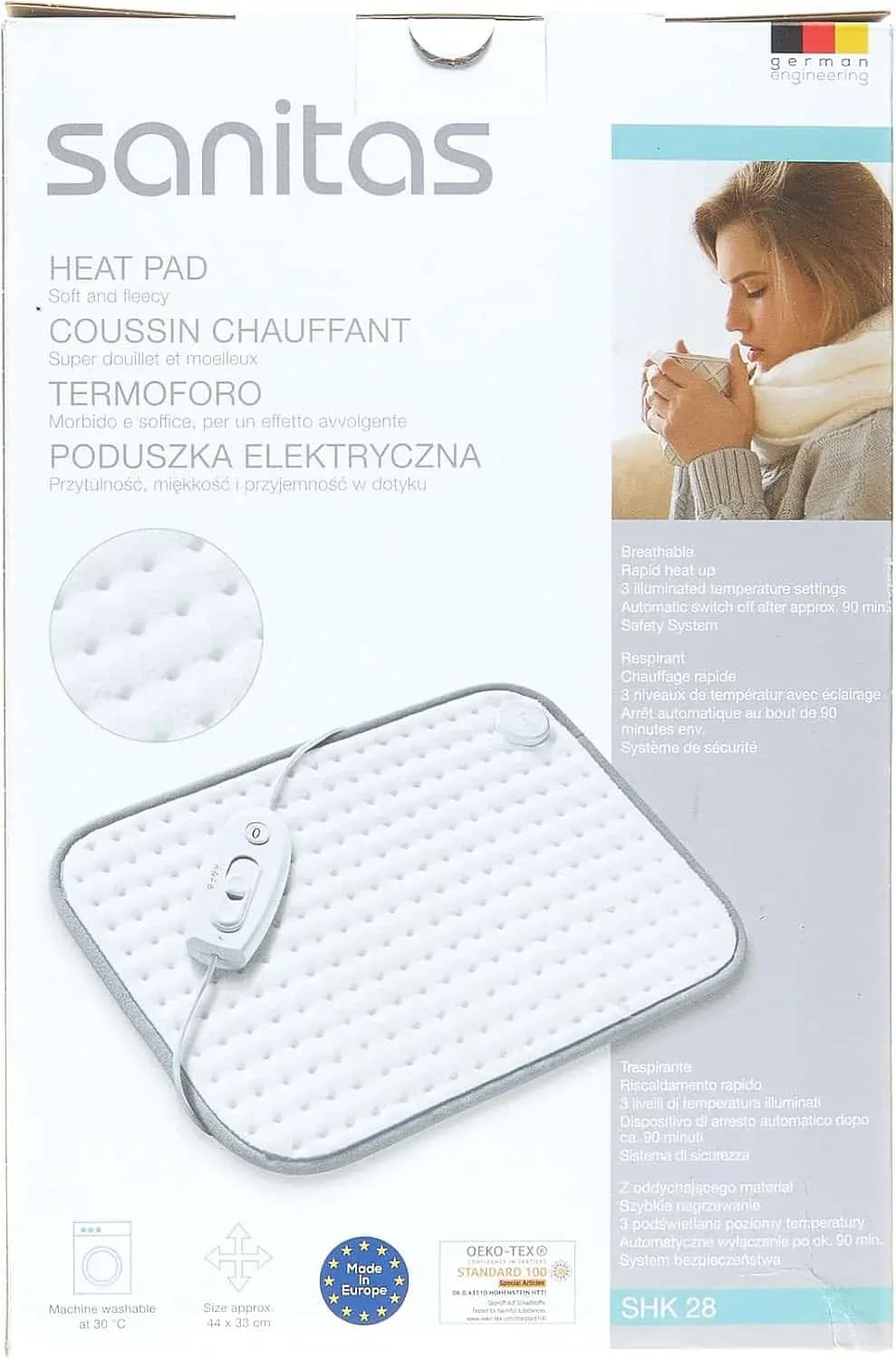 تشکچەو پد گرمایشی سانیتاس آلمان Sanitas SHK 28 – Heating pad — تصویر ۲