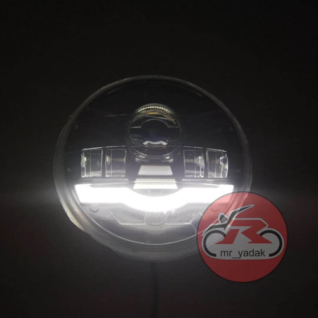 بلوری چراغ جلو گرد پلیسی 5 اینچ کد 01 — تصویر ۷