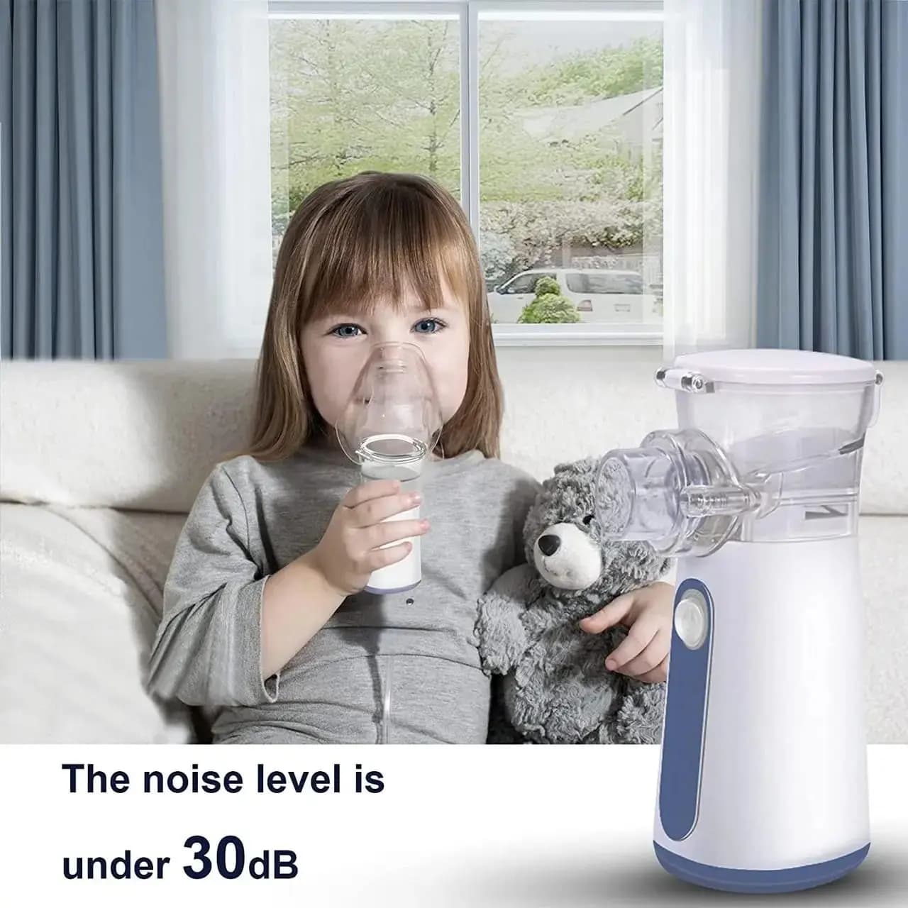 دستگاه تنفسی نبولایزر مدل Mesh Nebulizer UN205 — تصویر ۲