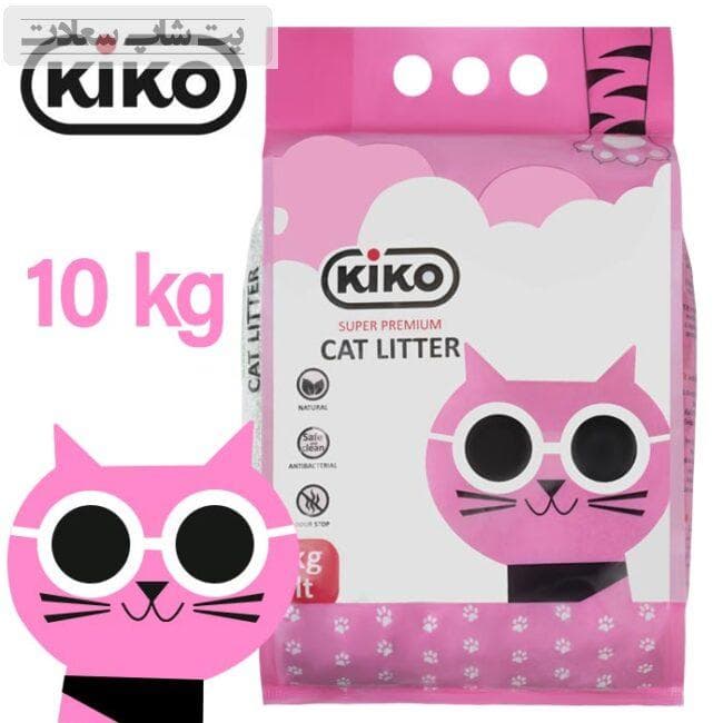 خاک گربه کیکو Kiko مدل پودربچه وزن 10 کیلوگرم