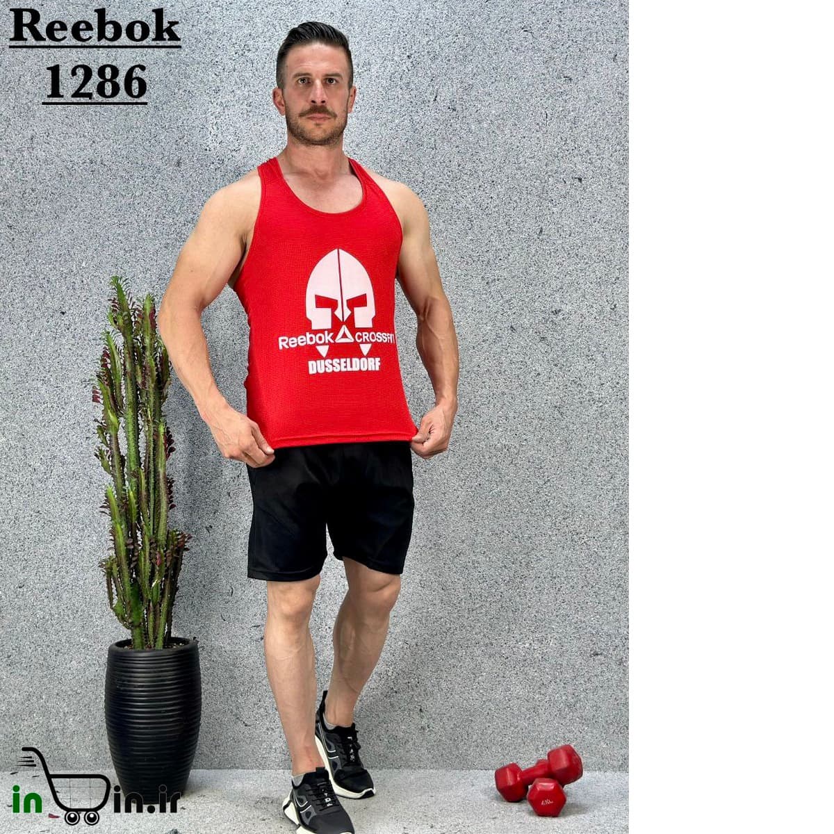 رکابی بدنسازی مردانه مدل crossfit کد 41255 — تصویر ۴