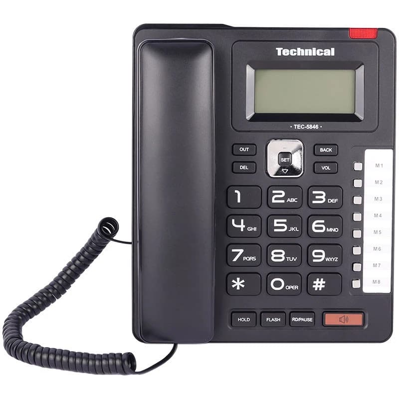 تلفن رومیزی تکنیکال Technical TEC-5846 — تصویر ۹