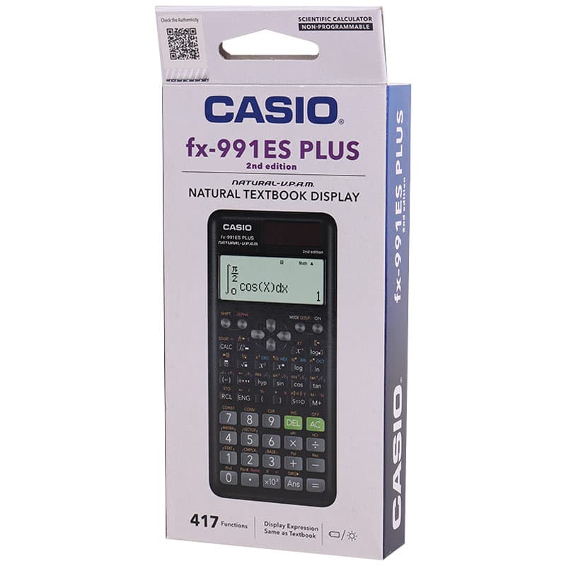 ماشین حساب مهندسی کاسیو Casio FX-991ES Plus 2nd Edition — تصویر ۲