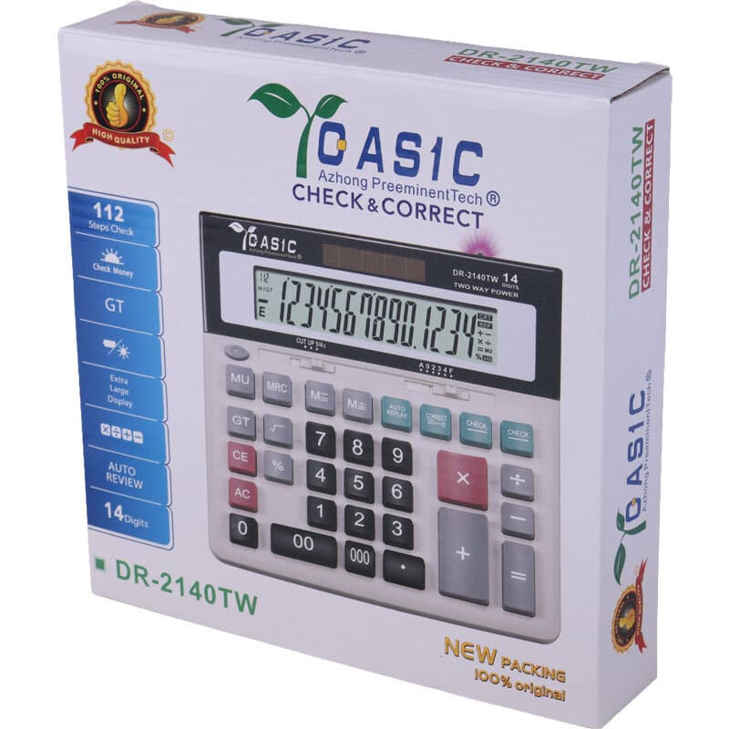 ماشین حساب کاسیک DR-2140TW — تصویر ۲