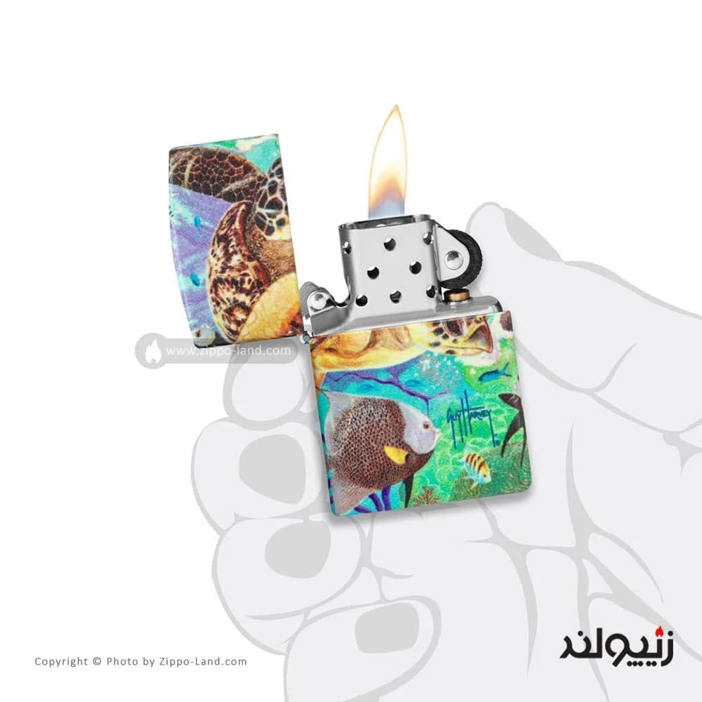 فندک زیپو مدل Guy Harvey Glow In The Dark کد 49819 — تصویر ۶