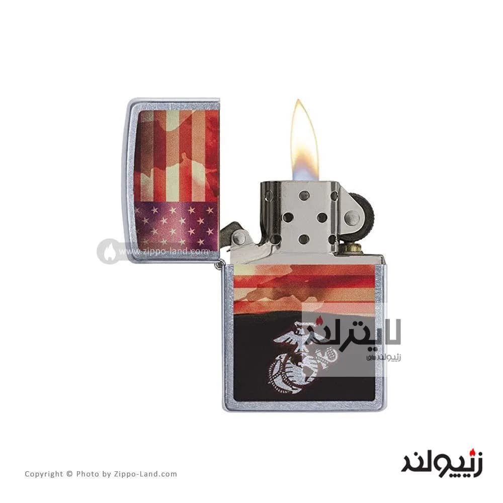 فندک زیپو مدل USMC مدل 29123 — تصویر ۲