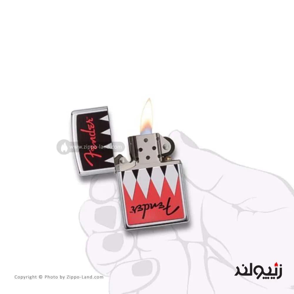 فندک زیپو مدل Fender کد 29309 — تصویر ۳