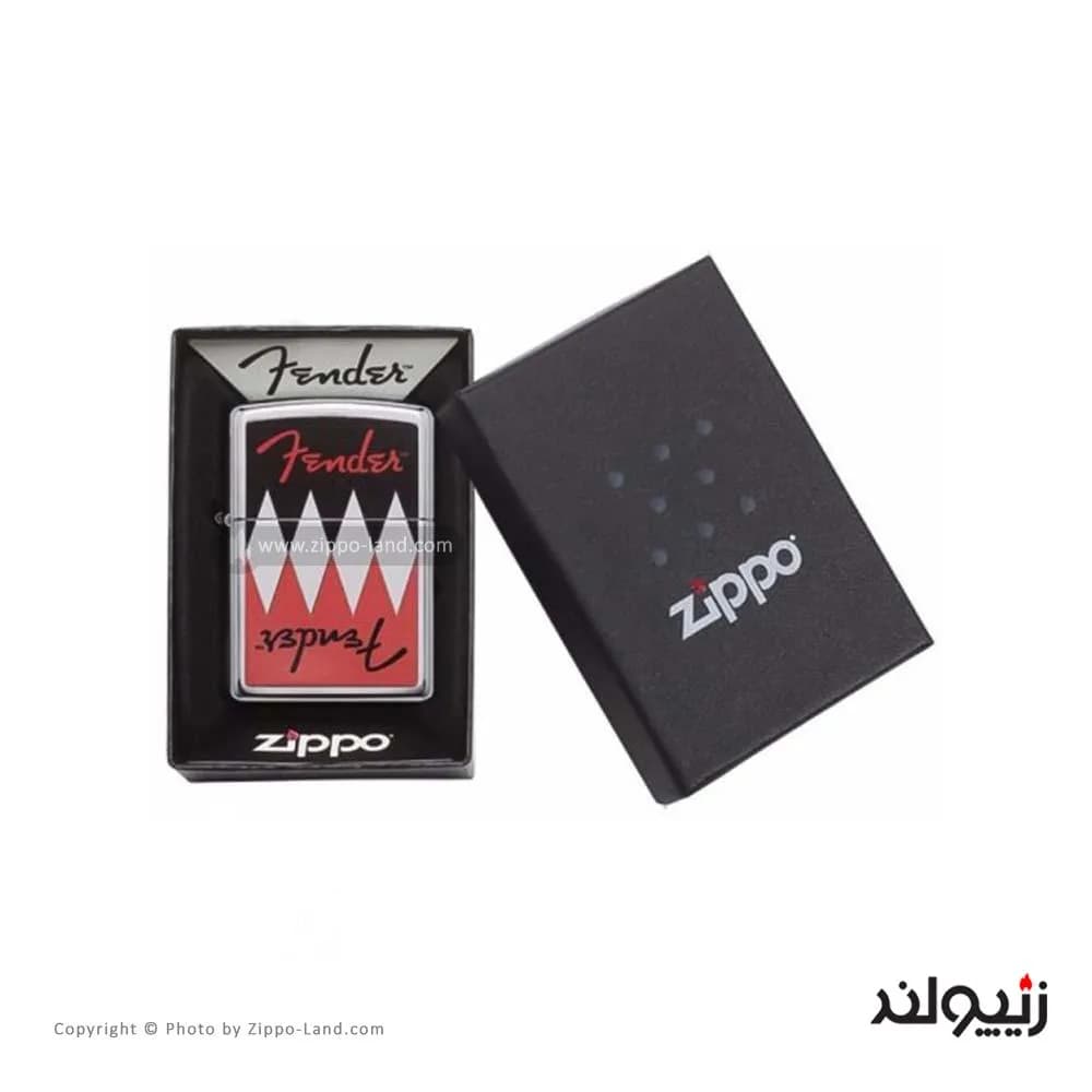 فندک زیپو مدل Fender کد 29309 — تصویر ۴