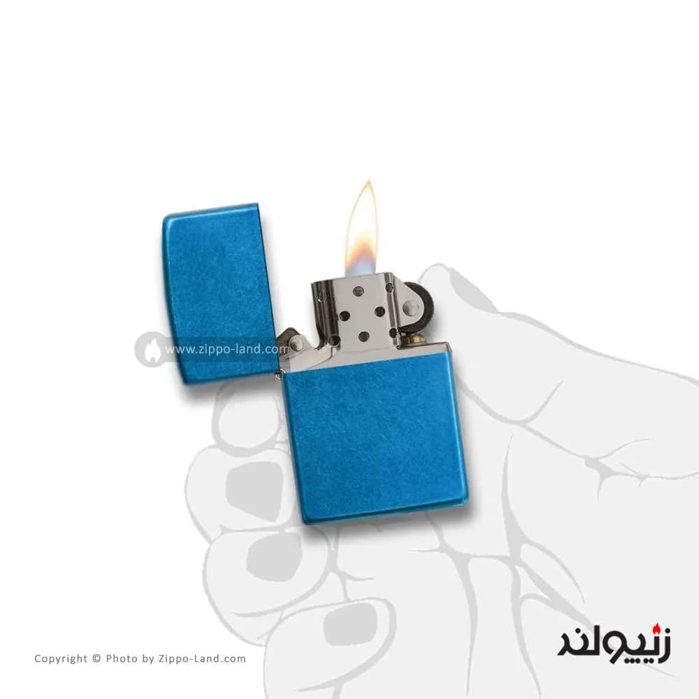 فندک زیپو مدل Cerulean Classic کد 24534 — تصویر ۳