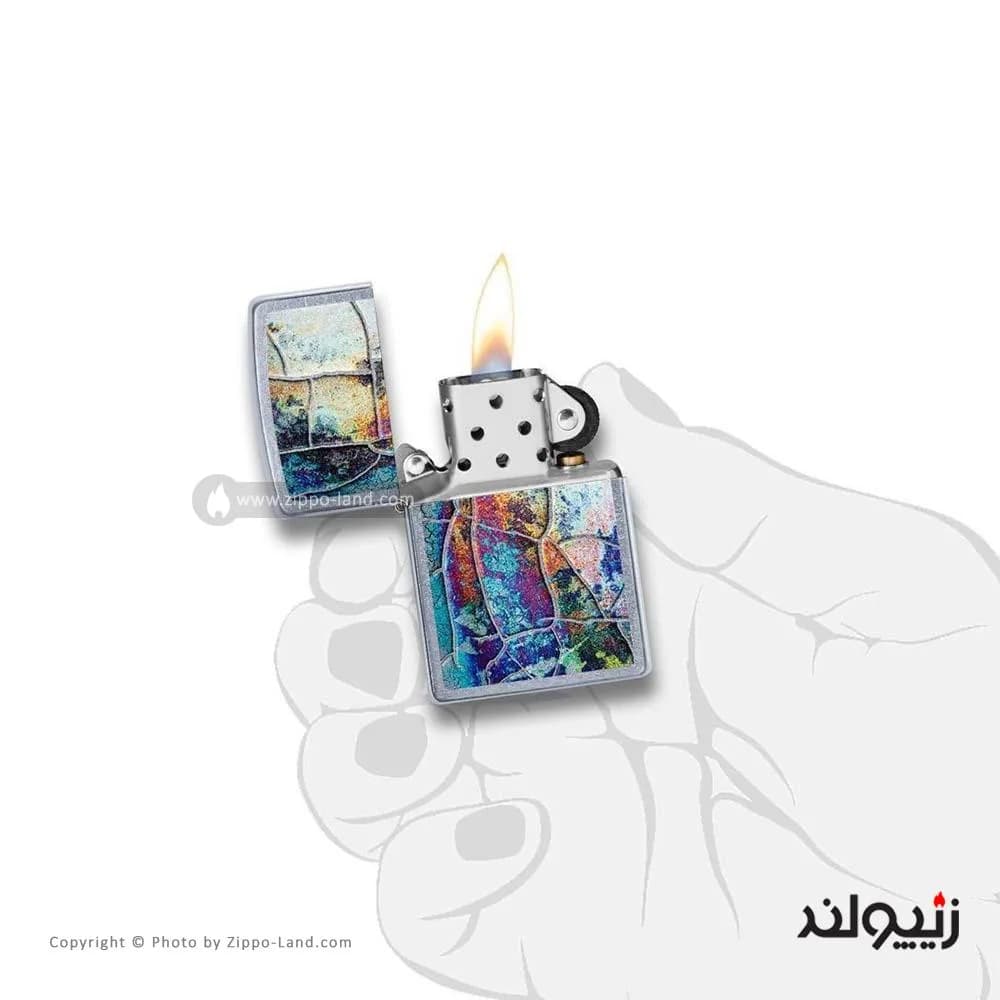 فندک زیپو مدل Rust Patina Design مدل 29897 — تصویر ۳