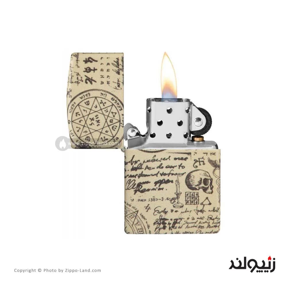 فندک زیپو مدل Alchemy Design کد 49803 — تصویر ۳