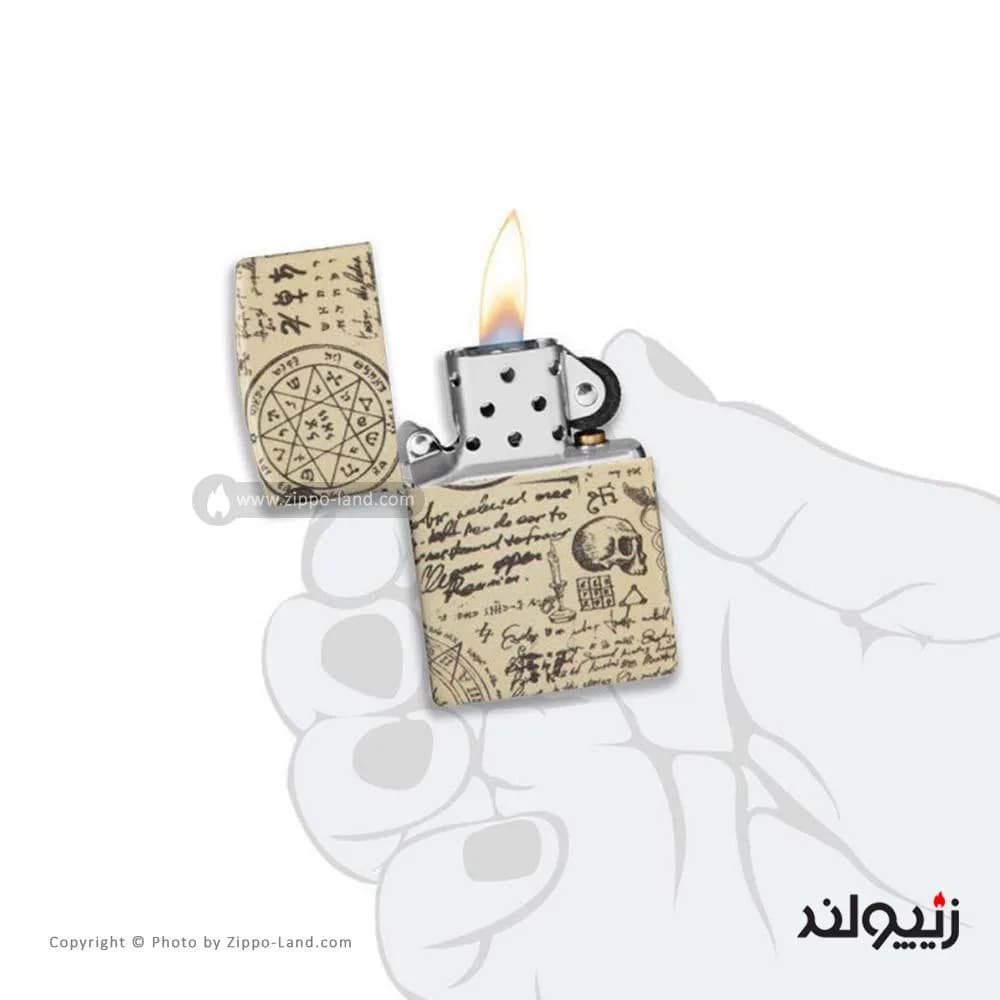 فندک زیپو مدل Alchemy Design کد 49803 — تصویر ۴