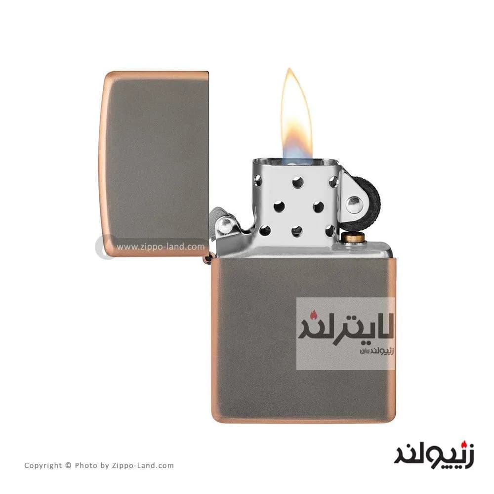 فندک زیپو مدل Rustic Bronze کد 49839 — تصویر ۲