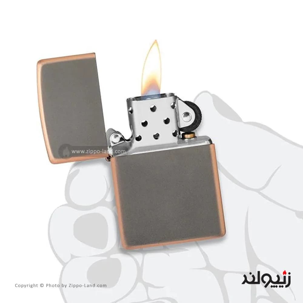 فندک زیپو مدل Rustic Bronze کد 49839 — تصویر ۳