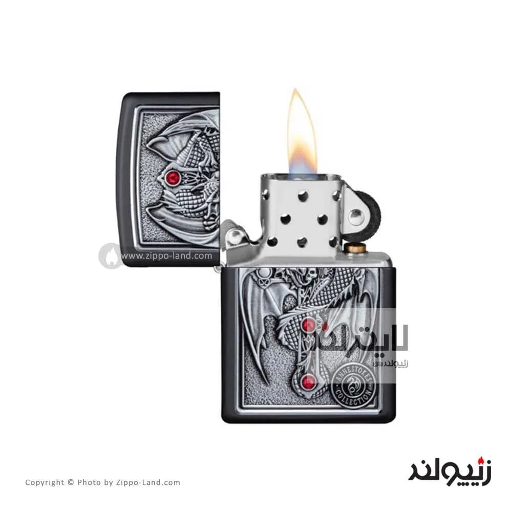 فندک زیپو مدل Anne Stokes کد 49755 — تصویر ۲
