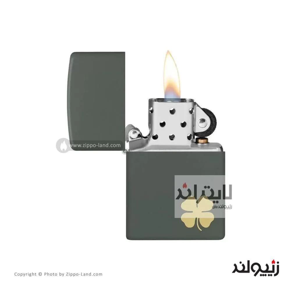 فندک زیپو مدل Four Leaf Clover کد 49796 — تصویر ۲