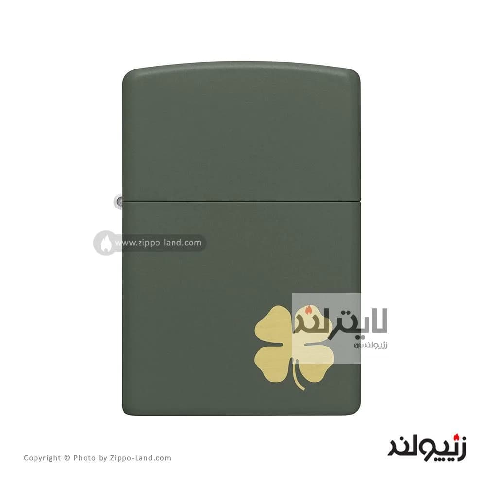 فندک زیپو مدل Four Leaf Clover کد 49796
