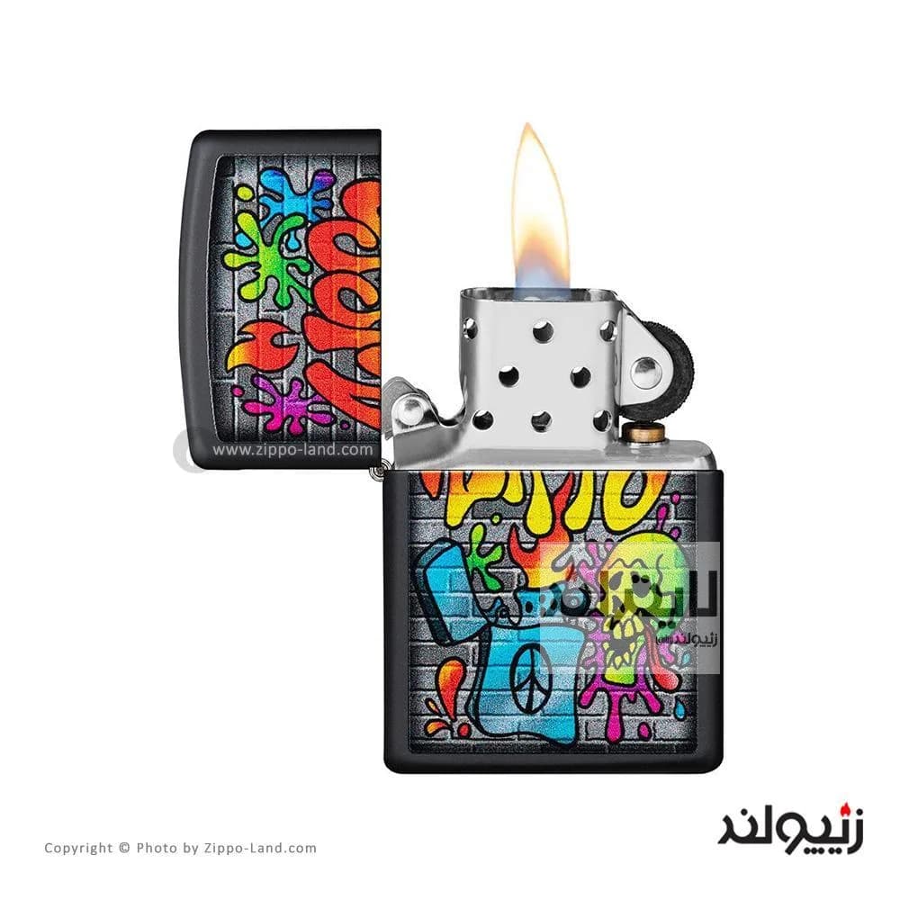 فندک زیپو مدل Street Art کد 49605 — تصویر ۲