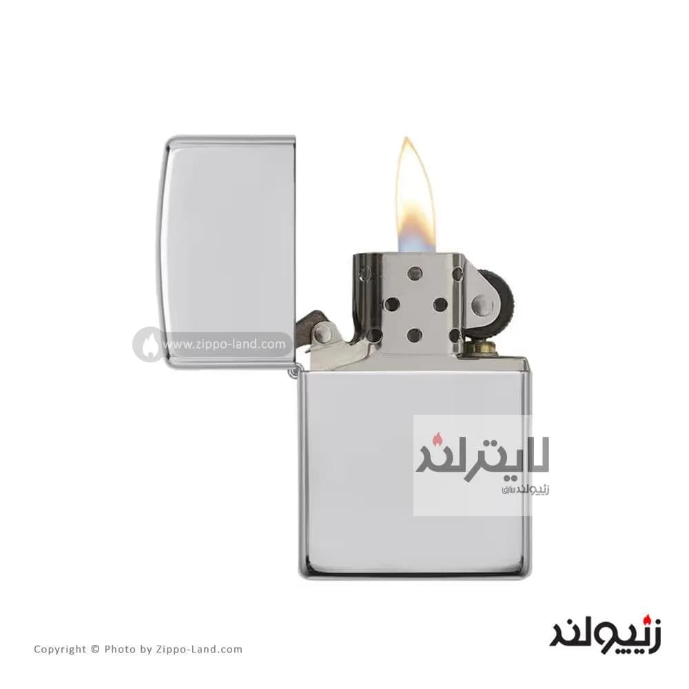 فندک زیپو مدل High Polish Sterling Silver 1941 Replica کد 23 — تصویر ۲