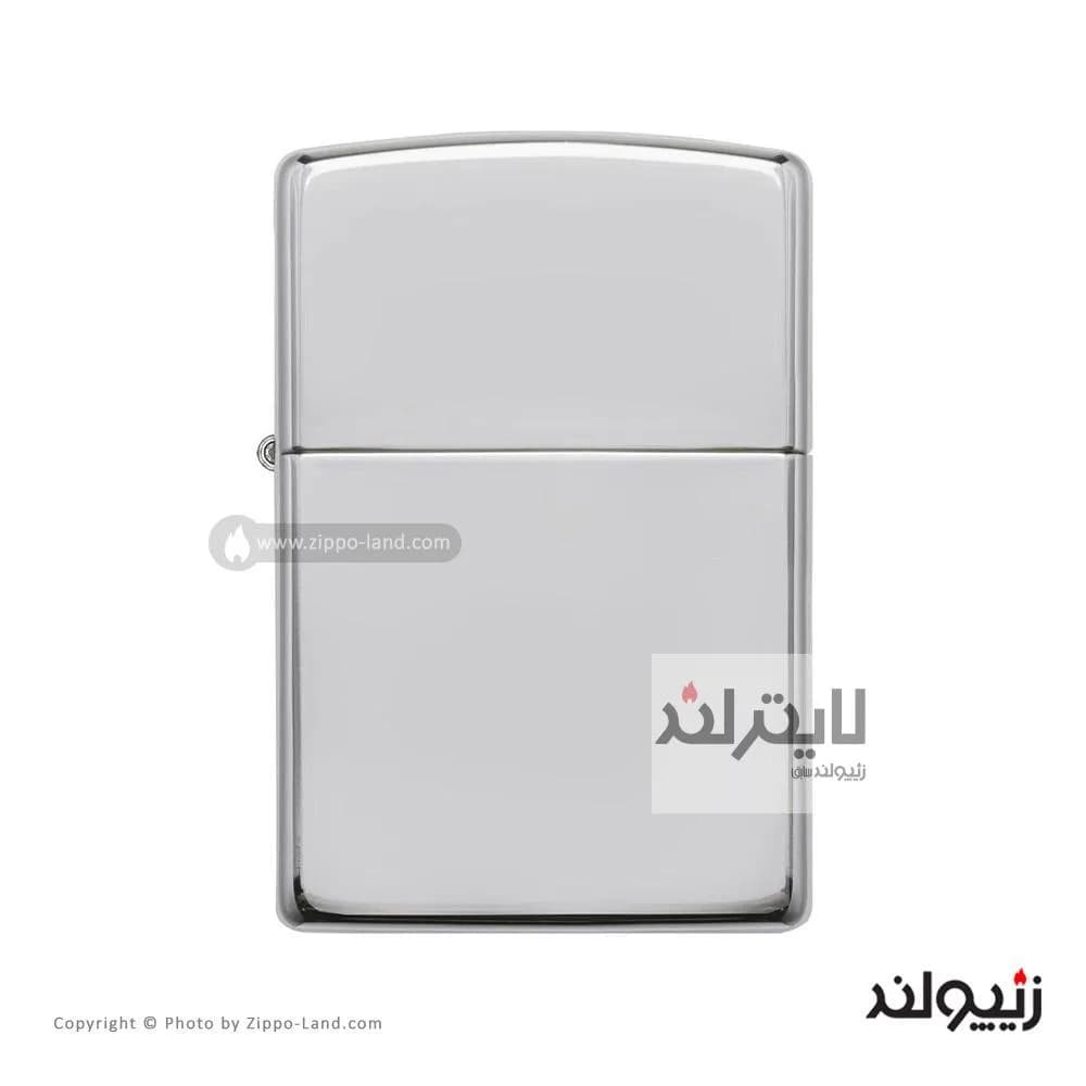 فندک زیپو مدل Armor High Polish Sterling Silver کد 26