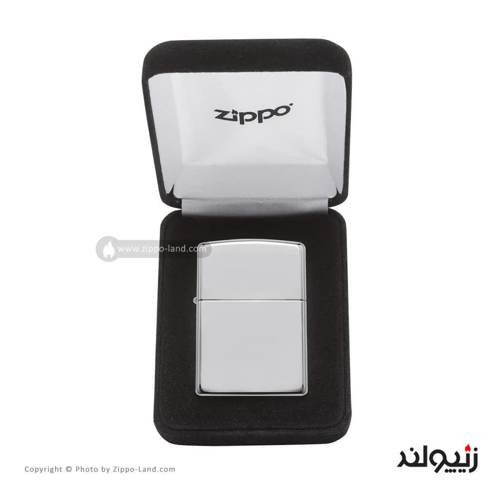 فندک زیپو مدل Armor High Polish Sterling Silver کد 26 — تصویر ۴