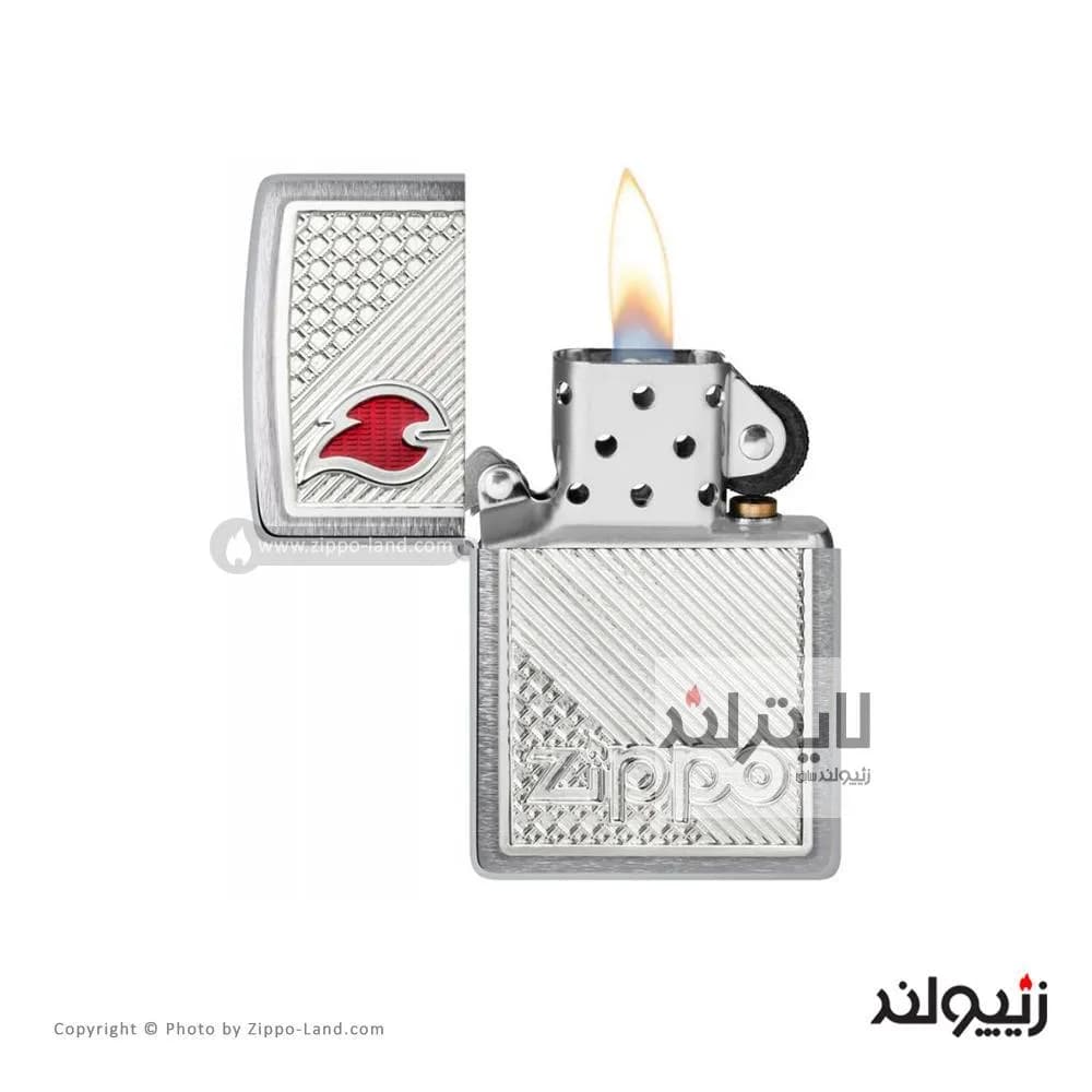 فندک زیپو مدل Tiles Emblem Design کد 48126 — تصویر ۲