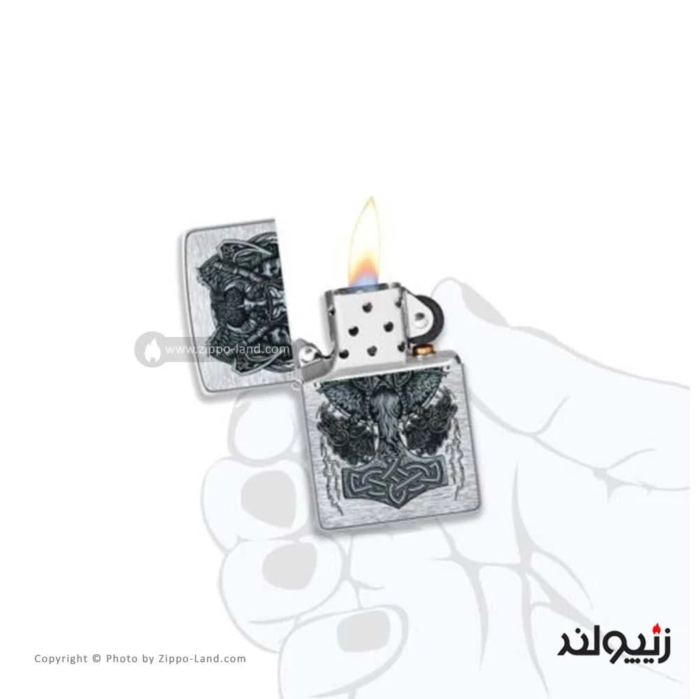 فندک زیپو مدل Viking Design کد 49777 — تصویر ۳