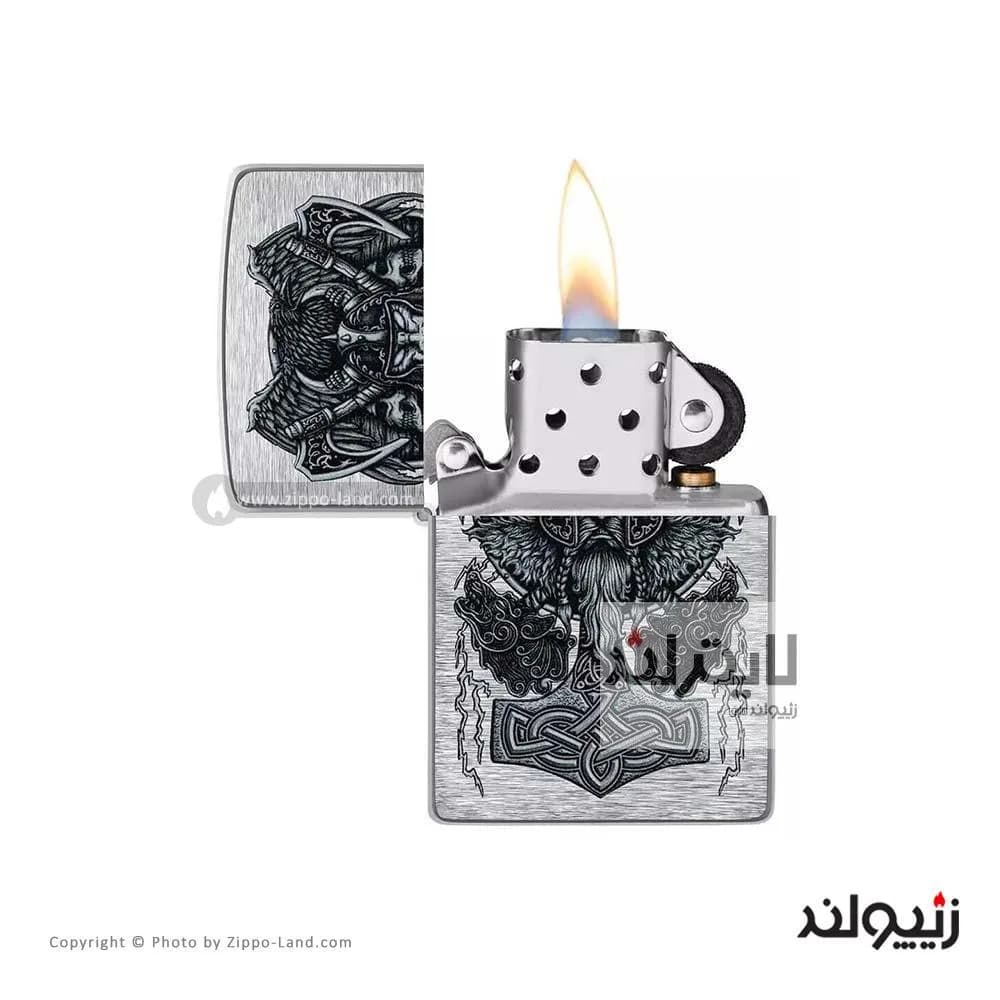 فندک زیپو مدل Viking Design کد 49777 — تصویر ۲