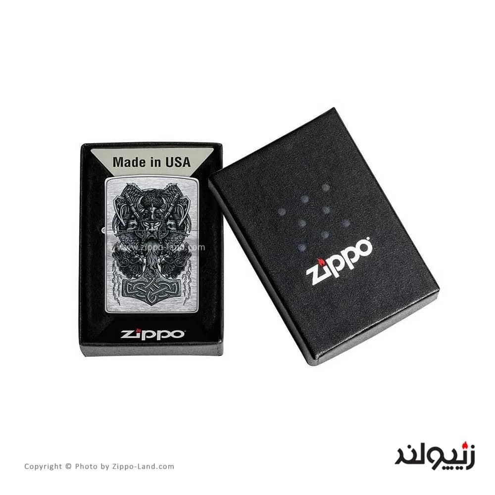 فندک زیپو مدل Viking Design کد 49777 — تصویر ۴