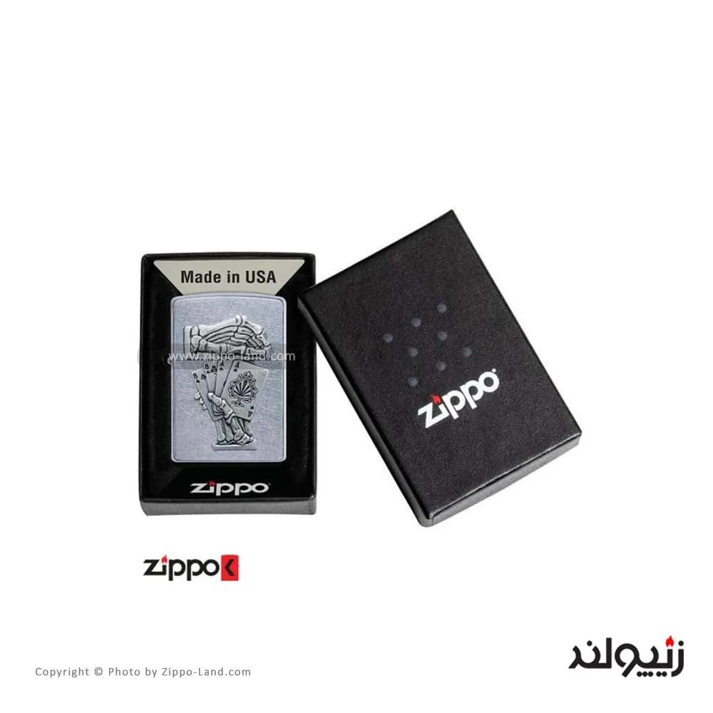 فندک زیپو مدل Dead Mans Hand Emblem Design کد 49536 — تصویر ۴
