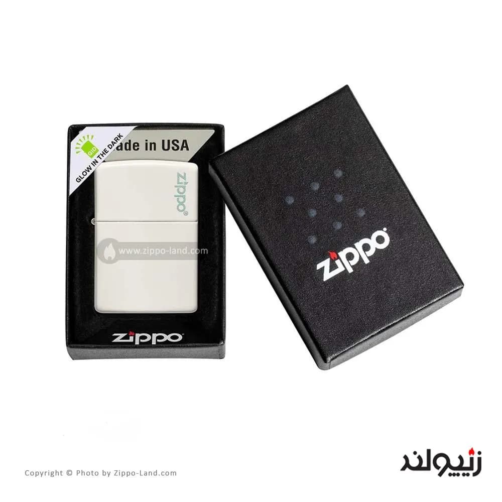 فندک زیپو مدل Classic Glow In The Dark Zippo Logo کد 49193zl — تصویر ۴