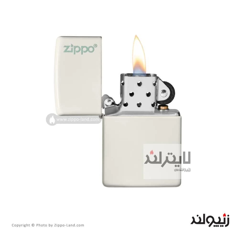 فندک زیپو مدل Classic Glow In The Dark Zippo Logo کد 49193zl — تصویر ۲