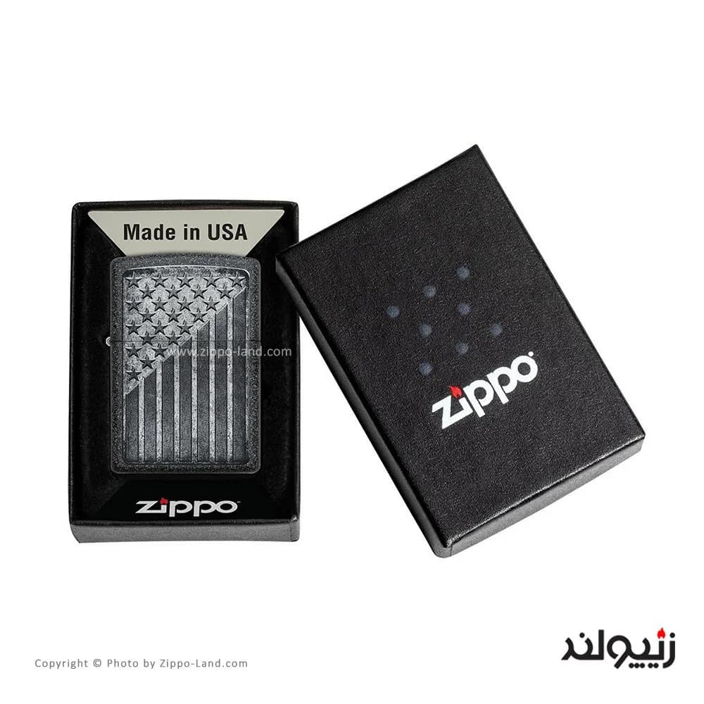 فندک زیپو مدل Star And Stripes Design کد 49485 — تصویر ۴