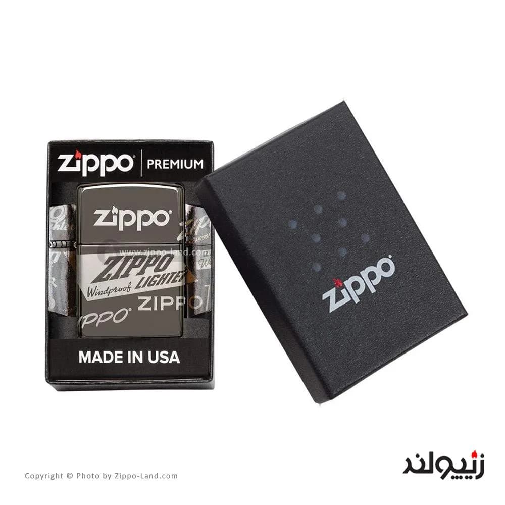 فندک زیپو مدل Zippo Logo Design کد 49051 — تصویر ۵