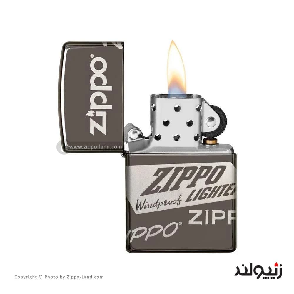فندک زیپو مدل Zippo Logo Design کد 49051 — تصویر ۳