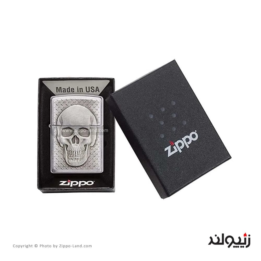 فندک زیپو مدل Skull With Brain Surprise کد 29818 — تصویر ۴