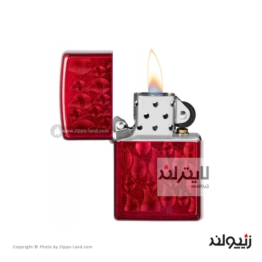 فندک زیپو مدل Iced Zippo Flame Design کد 29824 — تصویر ۲