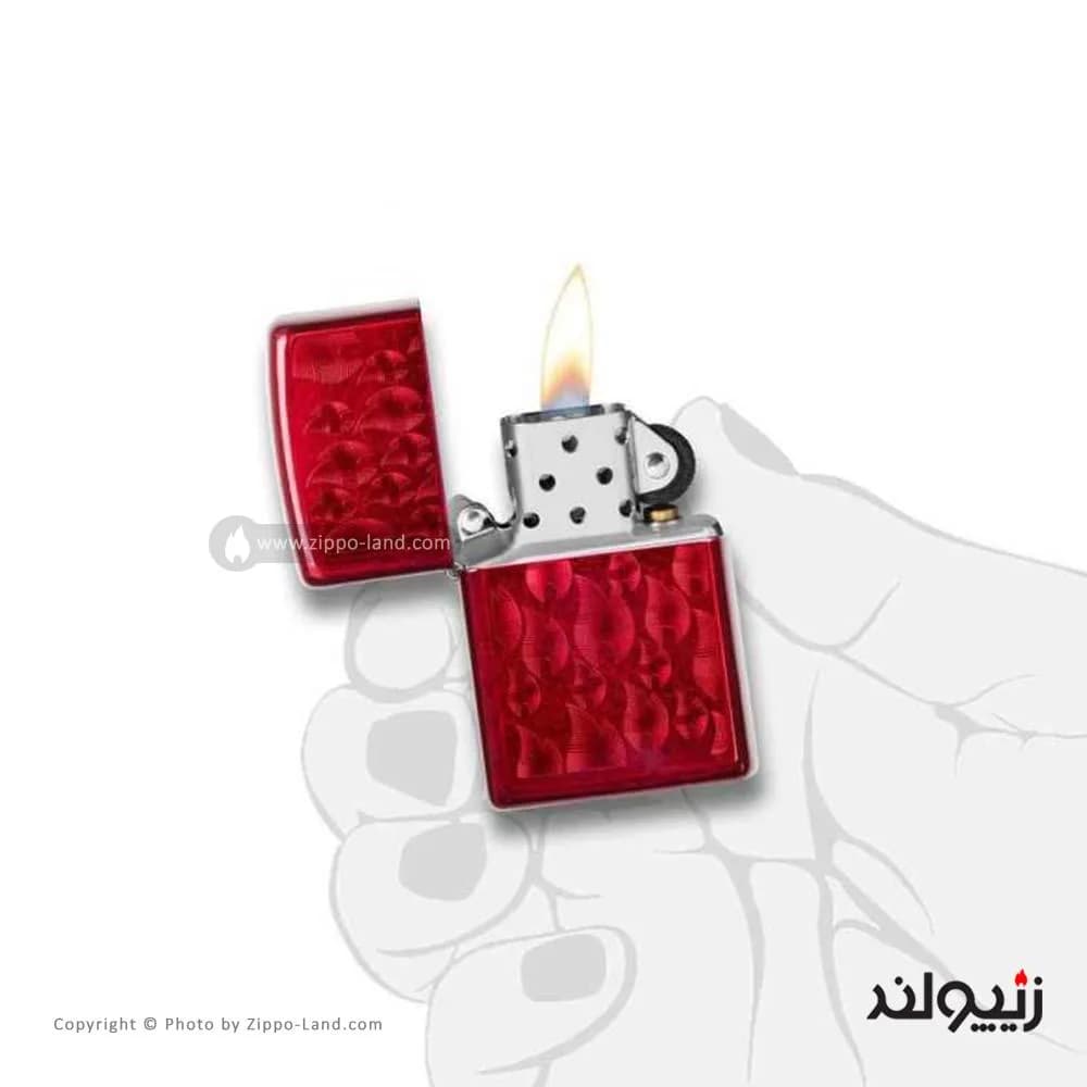 فندک زیپو مدل Iced Zippo Flame Design کد 29824 — تصویر ۳