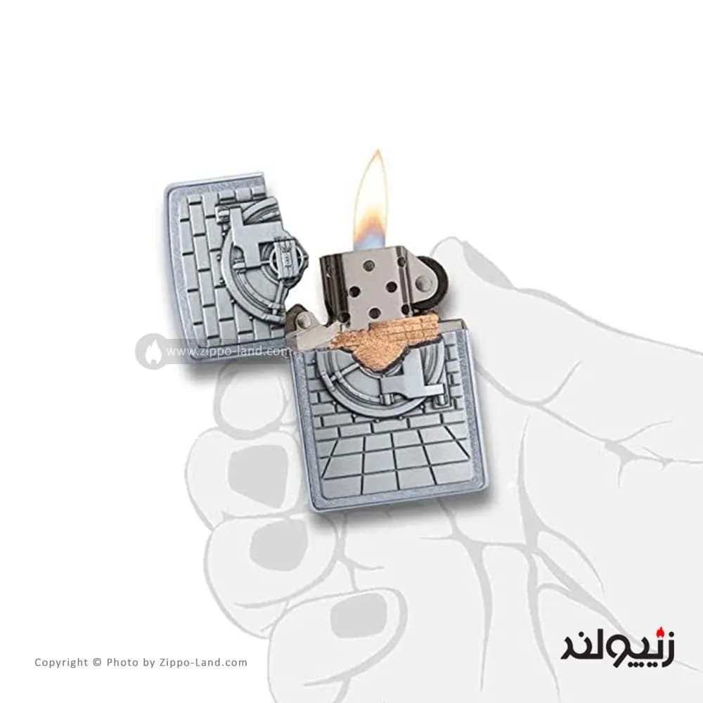 فندک زیپو مدل Safe With Gold Cash Surprise کد 29555 — تصویر ۳