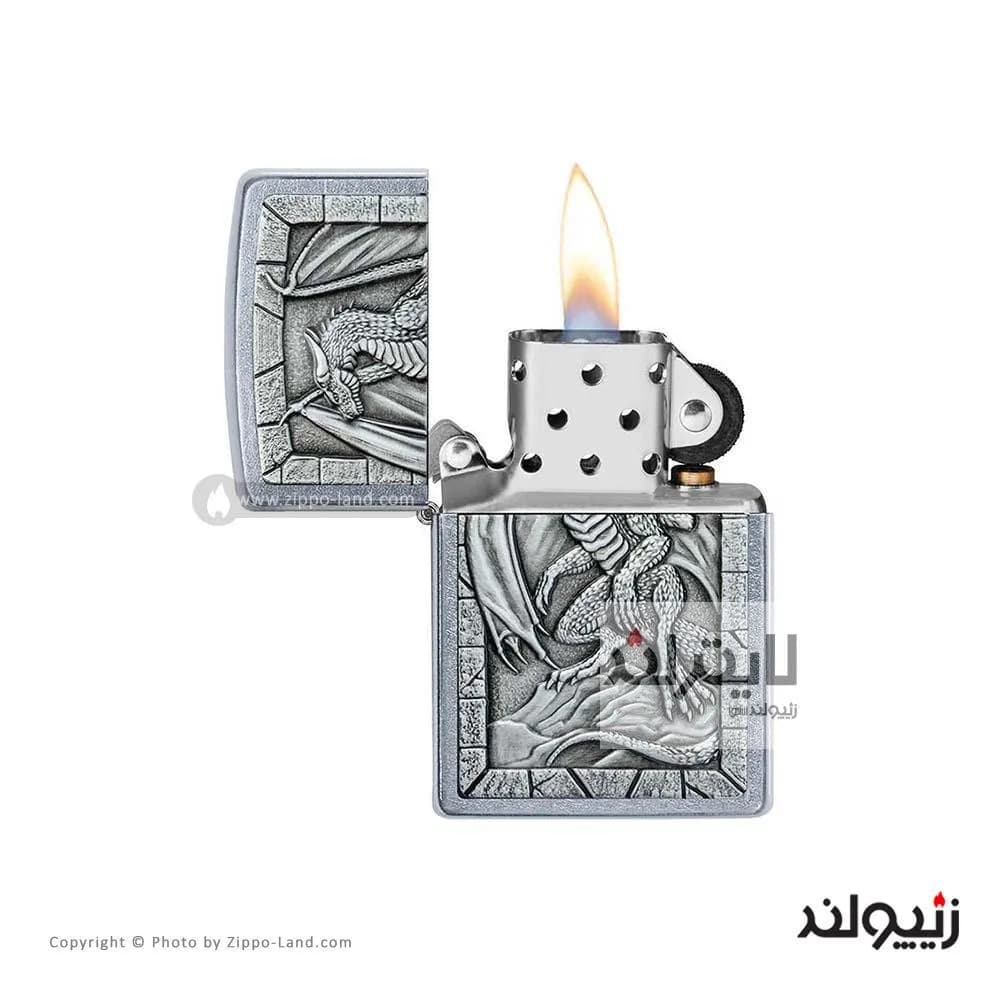 فندک زیپو مدل Dragon Emblem Design کد 49296 — تصویر ۲