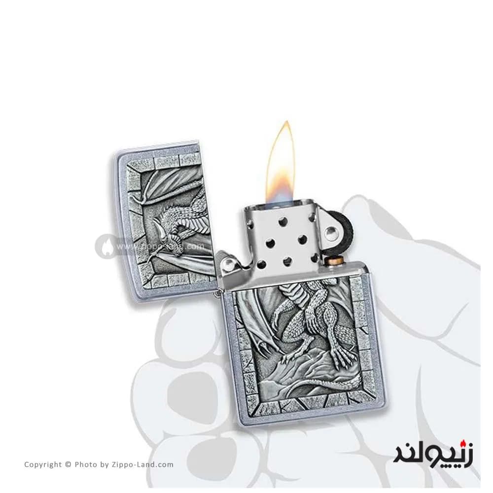 فندک زیپو مدل Dragon Emblem Design کد 49296 — تصویر ۳
