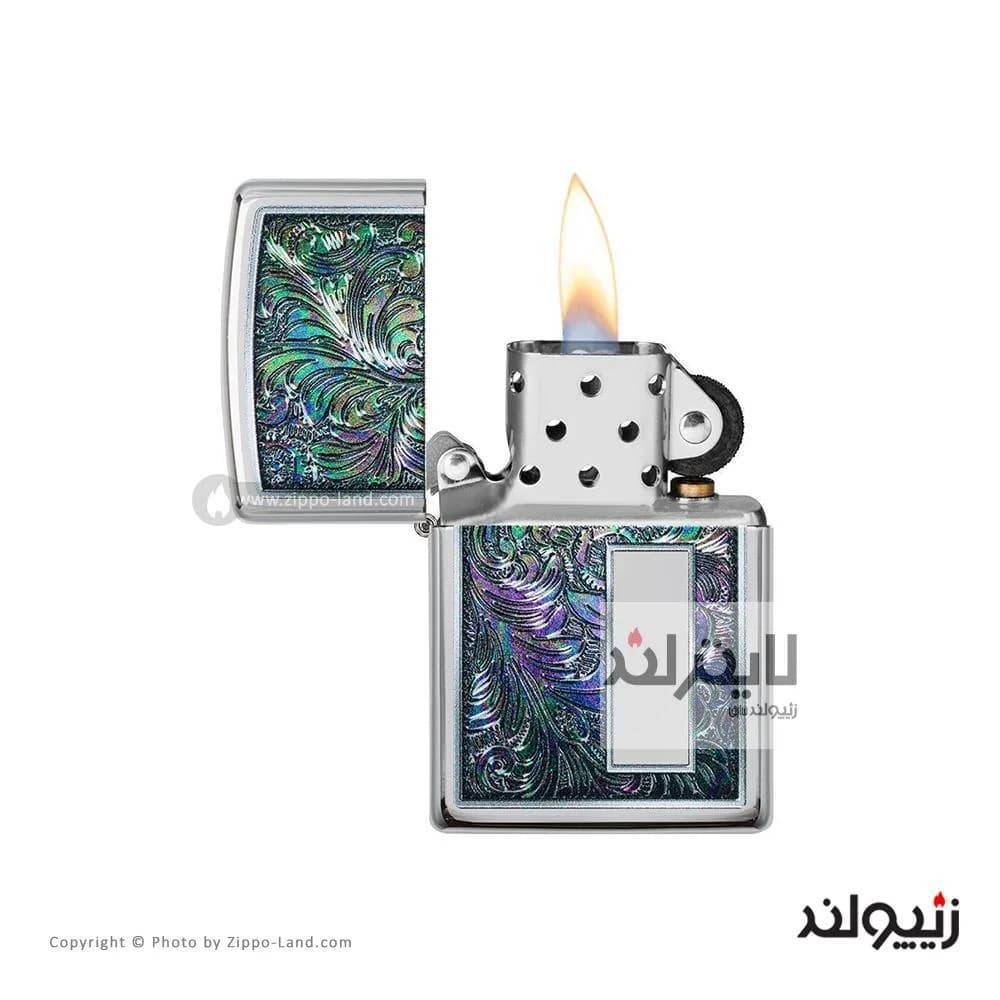 فندک زیپو مدل Colorful Venetian Design کد 49139 — تصویر ۲