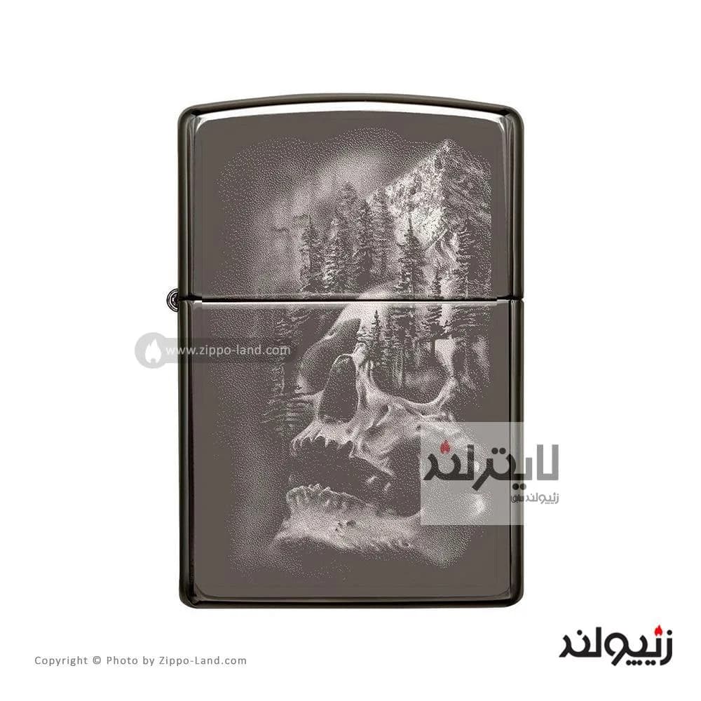 فندک زیپو مدل Skull Mountain Design کد 49141