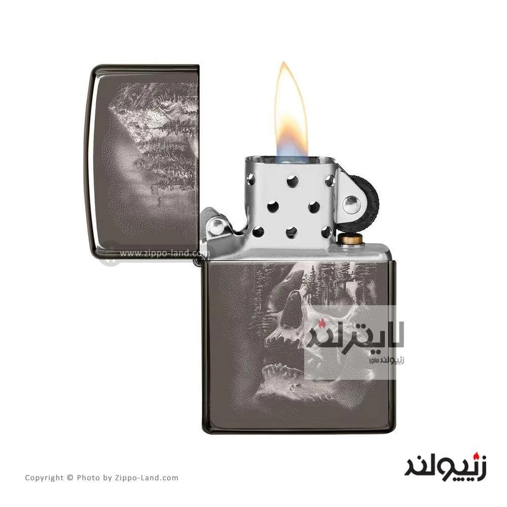 فندک زیپو مدل Skull Mountain Design کد 49141 — تصویر ۲