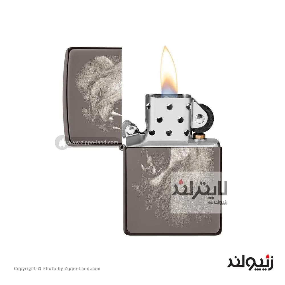 فندک زیپو Lion Design کد 49433 — تصویر ۲