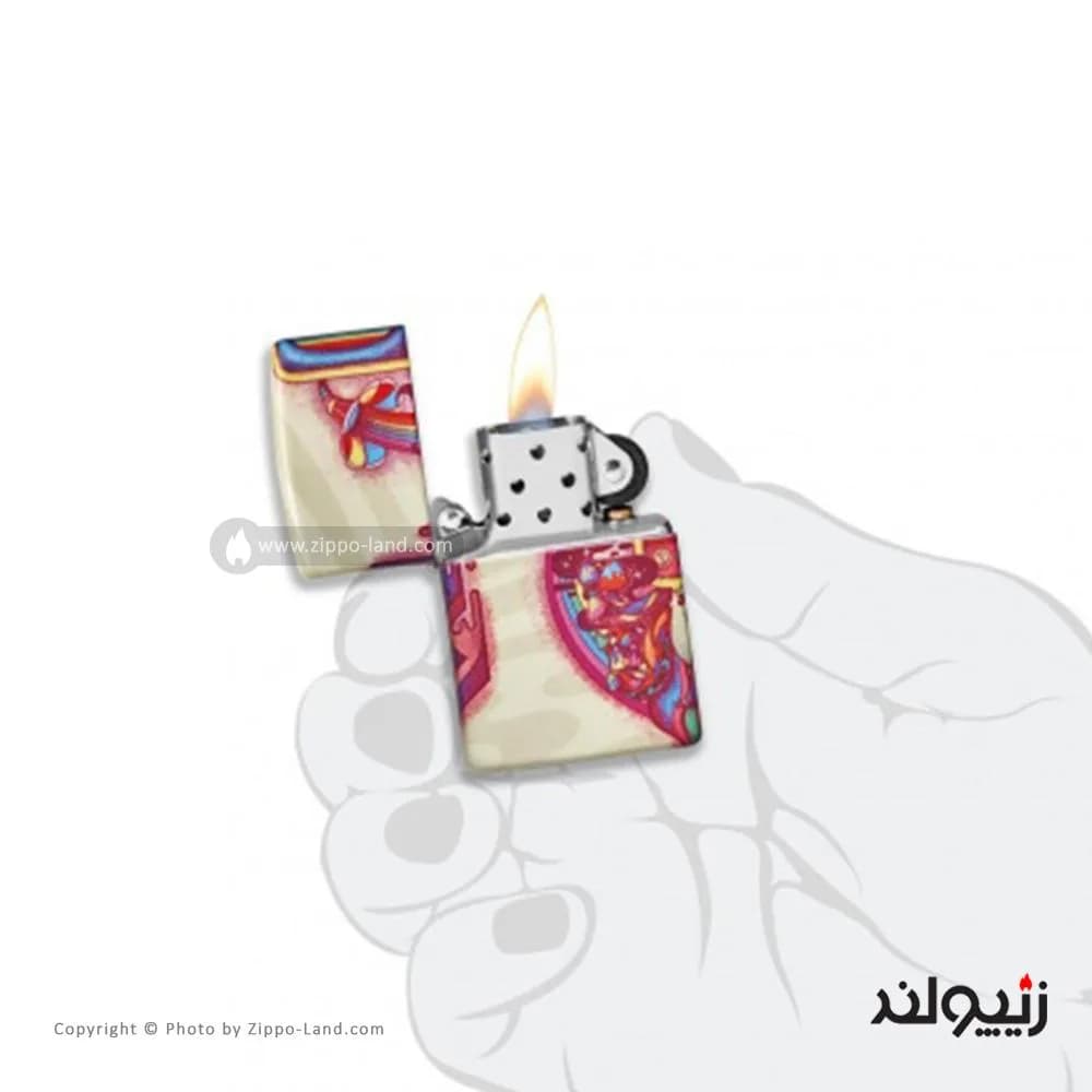 فندک زیپو مدل Trippy Design کد 49435 — تصویر ۴