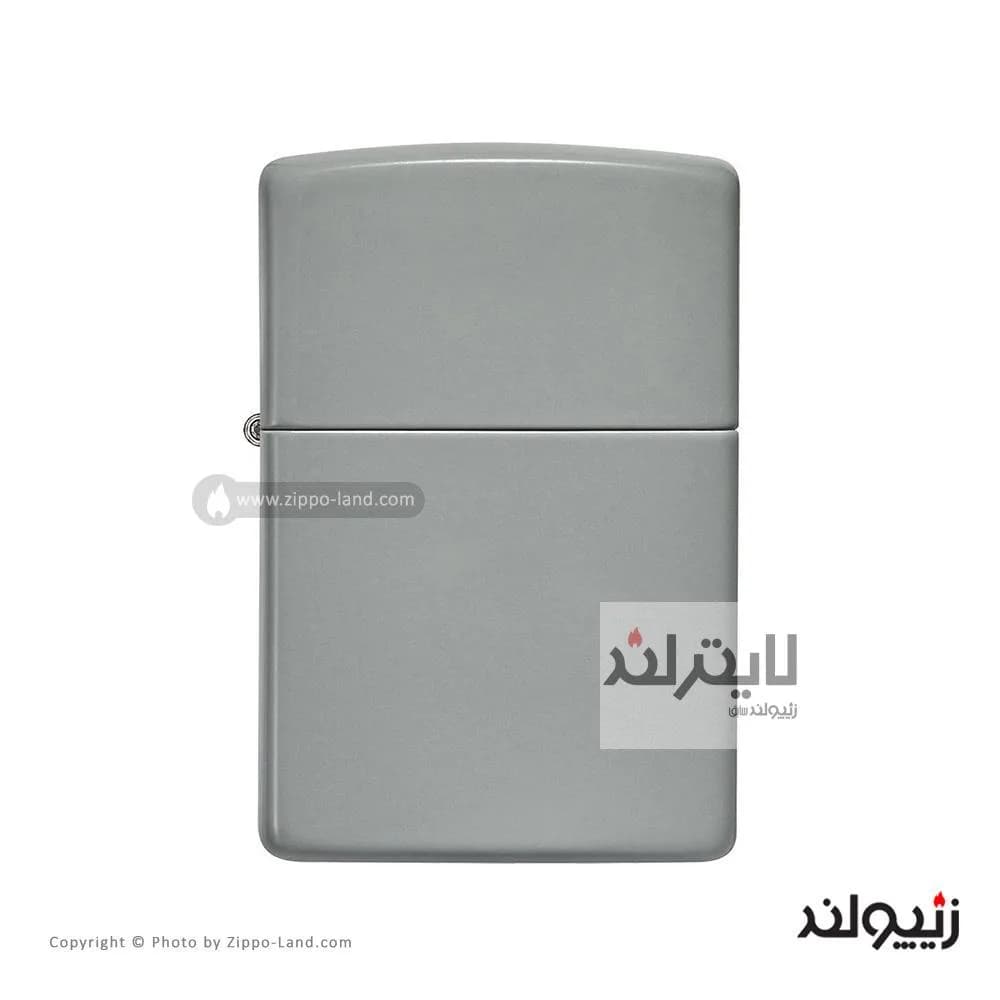 فندک زیپو مدل Classic Flat Gray کد 49452