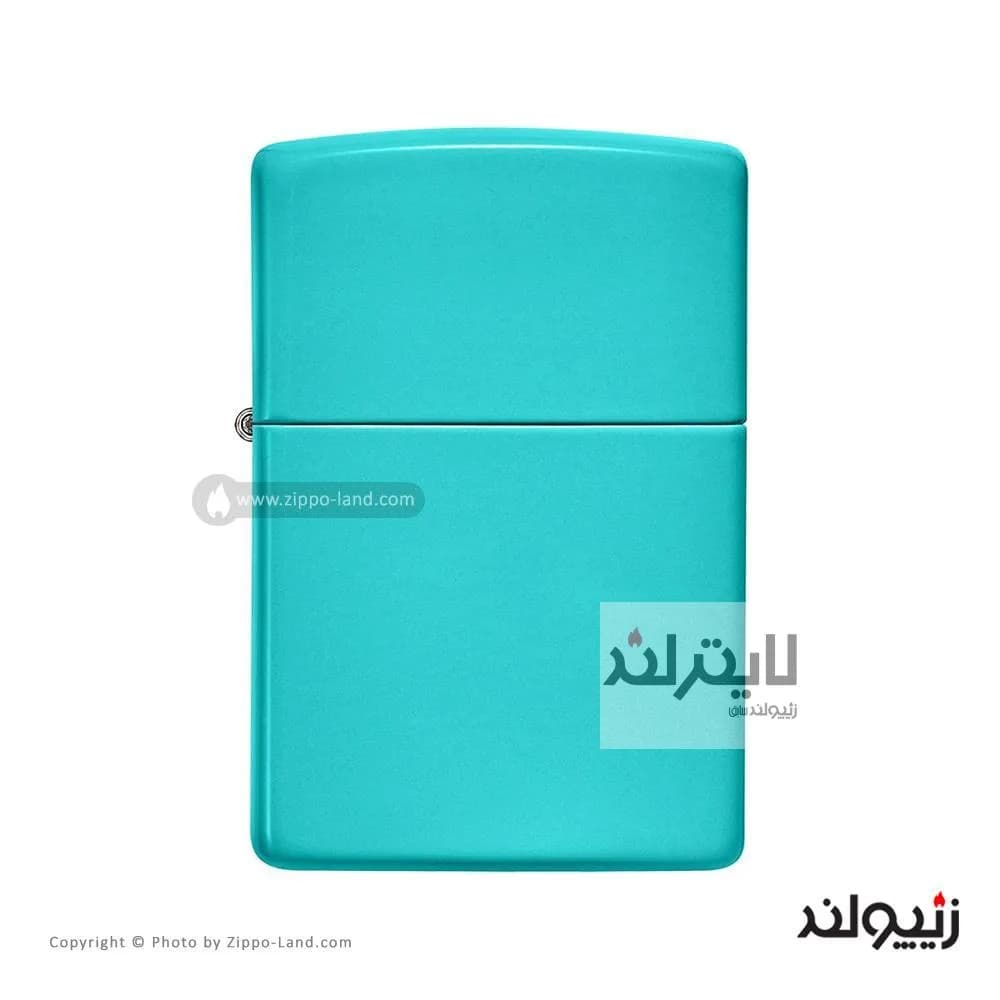 فندک زیپو مدل Classic Flat Turquoise کد 49454