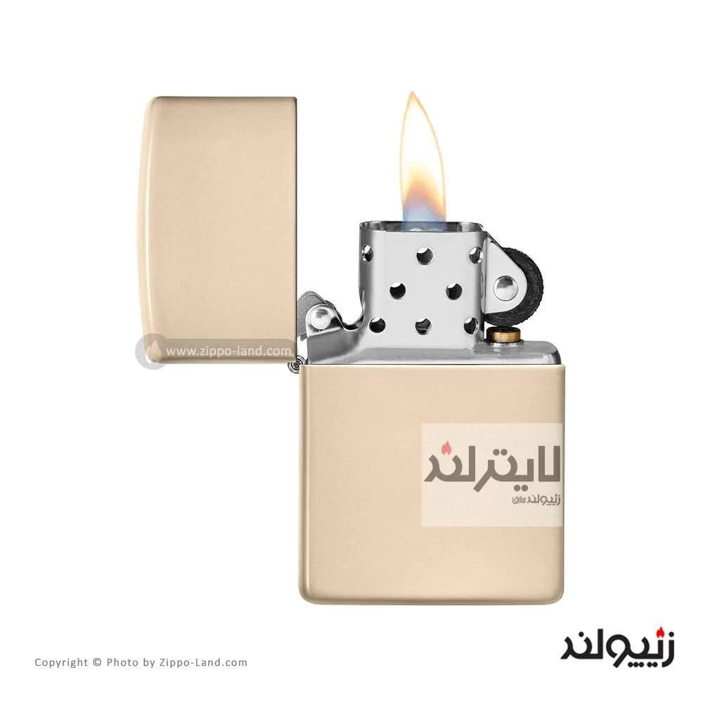 فندک زیپو مدل Classic Flat Sand کد 49453 — تصویر ۲